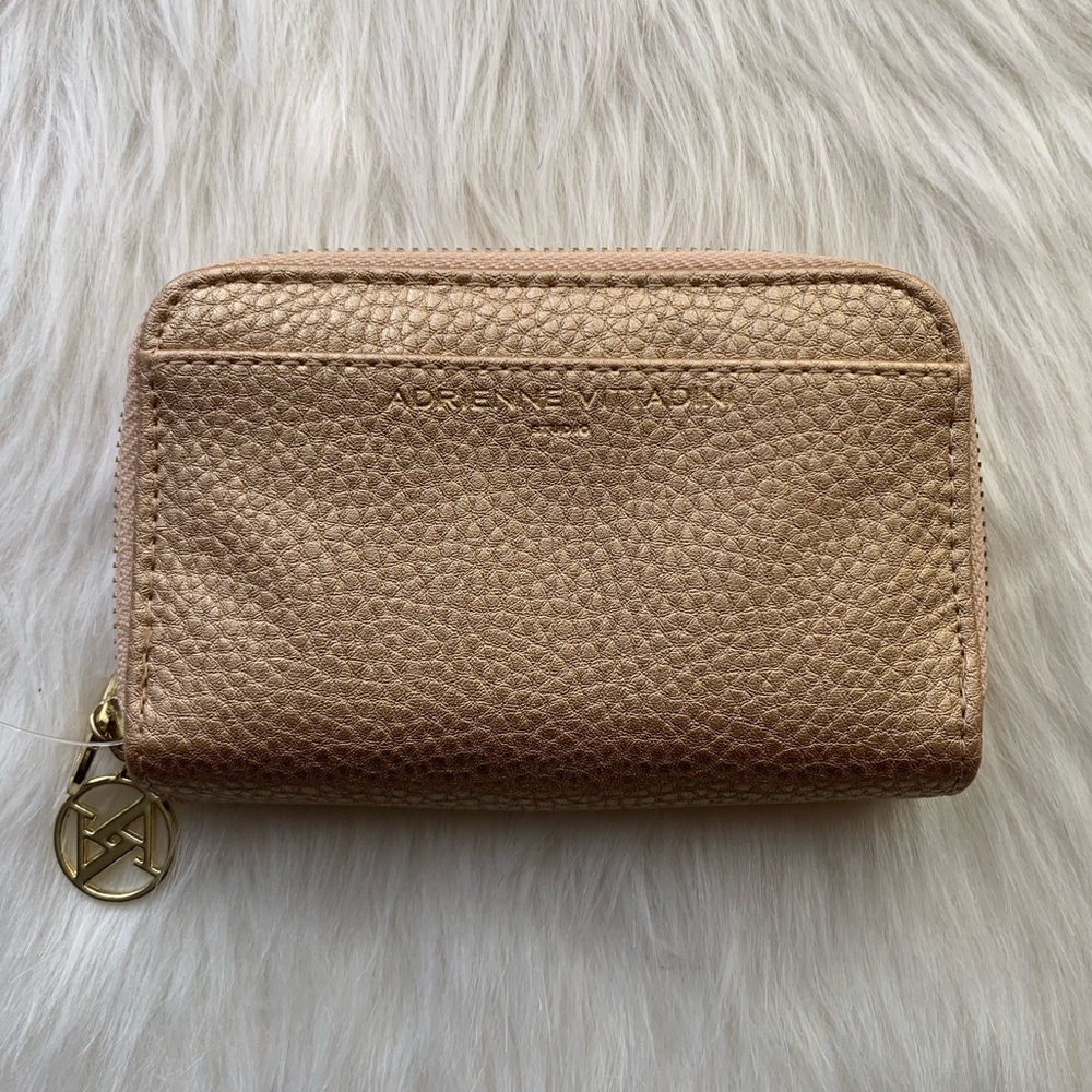 Adrienne Vittadini wallet - rose gold metallic